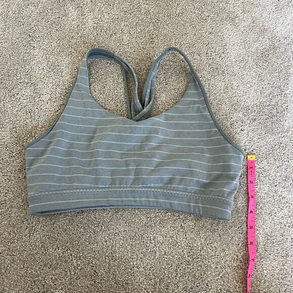 Athleta‎ Women's Sports Bra Grey Size Medium - Picture 3 of 5
